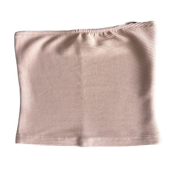 Dynamite Ribbed Strapless Bandeau Nude XS - Picture 1 of 3